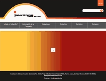 Tablet Screenshot of inductothermmexico.com
